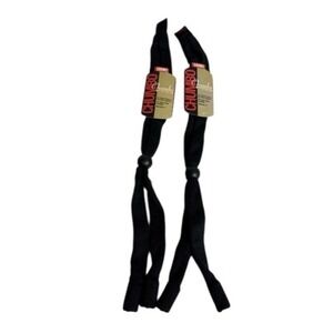 Chums 0816 Chumbo Eyewear Retainers Cotton Pack of 2 Black New USA